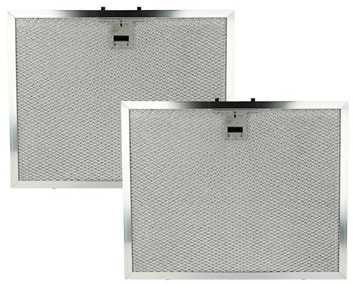 vhbw 2x Filter Metallfettfilter kompatibel mit Alapure MFR032 Dunstabzugshaube, Metall