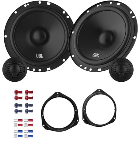 JBL Stage161CFS Lautsprecher mit Einbauset passend für FIAT Ducato III (250/251) ab 2006 Türen vorne 450 Watt 165mm 2 Wege Kompo