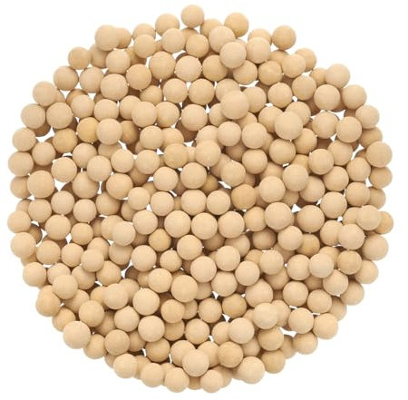 QUARKZMAN 3 Paquets Remplacement Douche Tête Perle 5-6 mm Douche Filtre Perles Remplacement Minéral Pierre Perle pour Eau Adoucisseur Filtration Douche Tête, Jaune