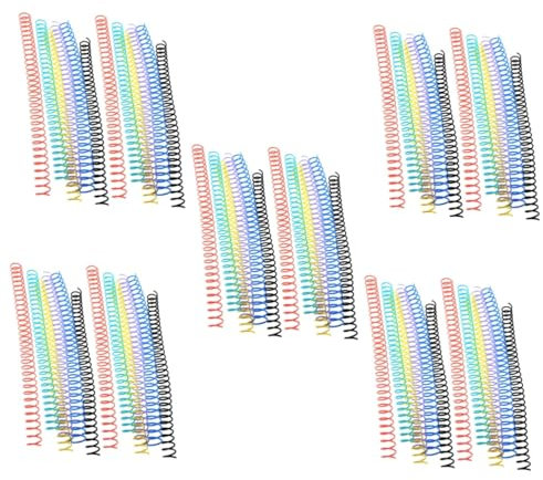HOODANCOS 60stücke Teiliges Von Binderingen Spiralbindung Für Notizbücher Leicht Tragbar Und Langlebig Für -projekte