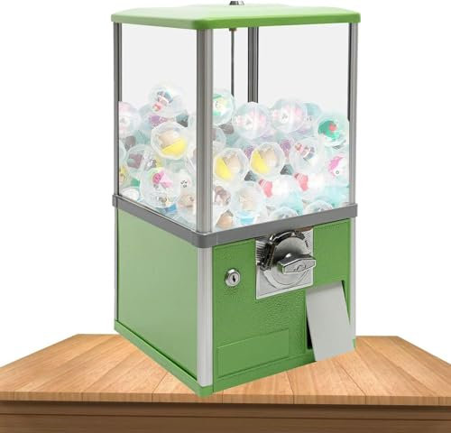 LYJYUJIE Machine De Dépenses De Balles Gonflables pour Enfants, Machine Automatique De Machine De 25 Cents, Distributeur Automatique Domestique, Distributeur Automatique Commercial avec Serrures ~ /