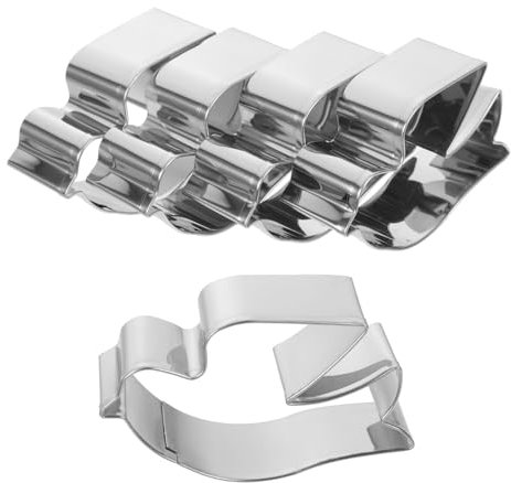 Formine Biscotti a Forma di Colombo in Acciaio Inox 5 Pezzi