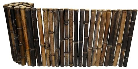 Bordure en bambou noir 45 x 200 cm
