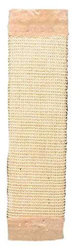 Trixie 43071 Kratzbrett mit Plüsch, 15 × 62 cm, natur/beige