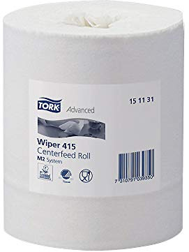 Tork Mehrzweck Papier-Wischtücher M2 1-lagig hochweiß 21,5cm x 275m 6 Rollen Innenabrollung M2