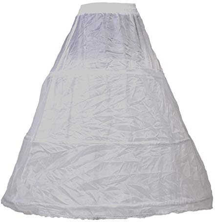 HIMRY Design Jupon 3 Cerceau, Crinoline pour Robe de Mariée, Bal, Soirée - Femme - Blanc - Taille Unique