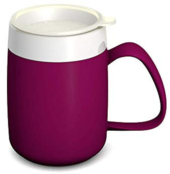 Ornamin Mug with Internal Cone 140 ml BlackBerry and Drinking Lid (Model 207 + 814) / Drinking aid, Thermo Mug