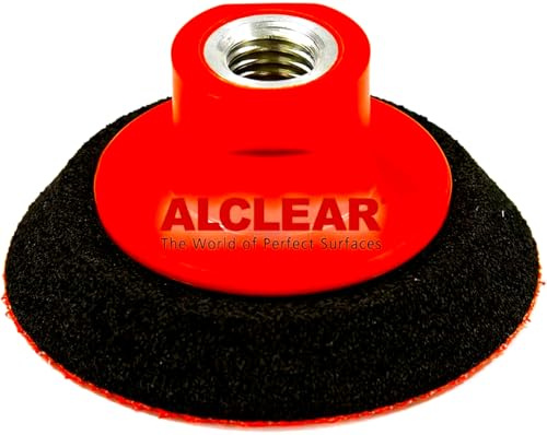 ALCLEAR Plato de Apoyo Profesional Firme Ø 75 mm, Rojo