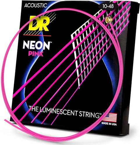 Dr npa-10 Neon Pink Akustische Gitarre Saiten