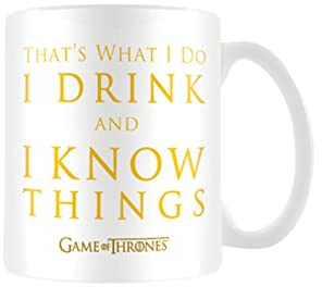 Pyramid International Game of Thrones (Drink & Know Things) Mug - 10Oz / 315Ml Ceramic Mug - One Size