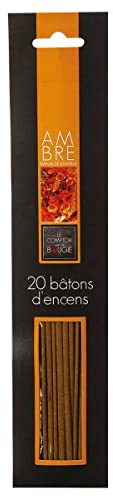 Atmosphera - Lot de 20 bâtons d'encens - ambre
