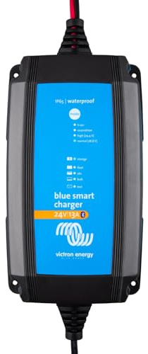 Victron Energy Blue Smart Batterie Ladegerät 24-Volt 13 Ampere 230V - Autobatterie Ladegerät - Batterieerhaltungsgerät und Desulfator - IP65 Geschützt - Bluetooth - CEE 7/17