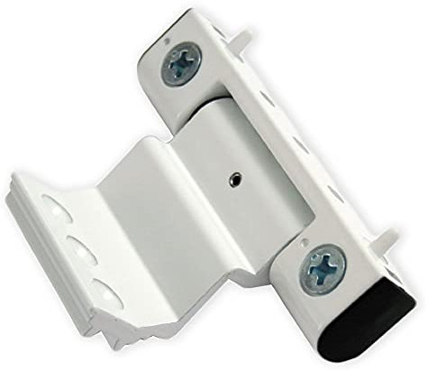 Rebated Butt Hinge Pendulum Upvc Door Hinges 100mm 13mm Rebate White
