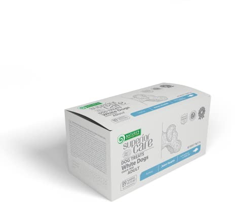 Nature's Protection Superior Care Gelenksticks, Weißfisch 7 x 110 g | Funktionale Snacks, erwachsene Hunde aller Rassen, Weißes & helles Fell, Proteinreich, 7 einzeln verpackte Portionen