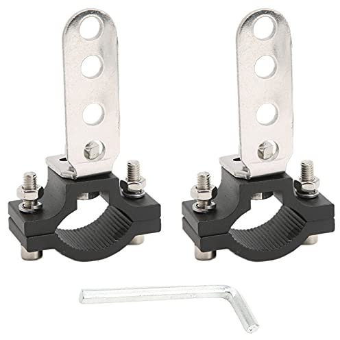 Abrazadera de luz de barra de toro, soportes de montaje de lámpara de trabajo de tubo LED de 1,2 pulgadas para motocicleta, camión, SUV, ATV