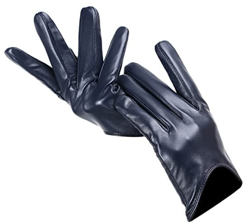 Modische Lederhandschuhe, Drive Damen-Lederhandschuhe, dünne Handschuhe, hält warm