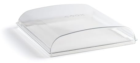 coox Transport- Frischhaltedeckel für die WUNDERFORM Frame MQ - Hält dein Gebackenes länger frisch I Super Easy Transport I Leicht zu reinigen I Spülmaschinenfest