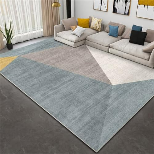 DJHWWD Kinderteppich Wald Carpet Living Room Weicher und bequemer Jungenschlafzimmerteppich im modernen, minimalistischen Design 180x250CM Blau Teppich Kinderzimmer