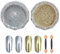 Chrome Nail Powder 2 PCS Pigment für Nägel Chrome Powder Nails Pigmente Nägel Spiegeleffekt Metallic-Chrom-Pudernägel Glitzernägel Pudernageldesign Chrompulver für Nagel-DIY