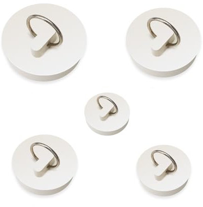 Abflussstopfen Gummi Stopper Set,Stöpsel Für Spülbecken Badewanne,Abflussstopfen Küchenspüle,Badewannenstöpsel Gummi,Badewannenstöpsel Universal,5 Pack