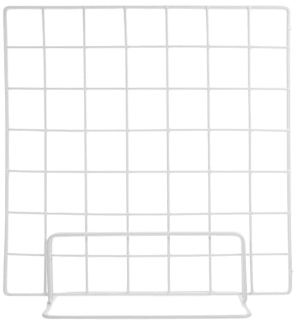 POPETPOP Espositore da tavolo a griglia con base per foto, artigianato, mostre, elegante e versatile, sistema a griglia da tavolo per eventi e decorazioni