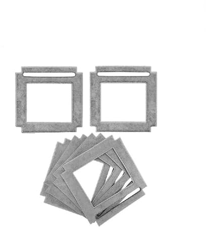 Electric Window Cleaner Robot MOP Parts，Compatible For HUTT, W55 W66 DDC5 DDC55 Part Pack,Reusable(W66 Mop 6pcs)