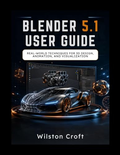 Blender 5.1 User Guide: Real-World Techniques for 3D Design, Animation, and Visualization