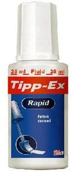Tipp-Ex Fluid Rapid Weiß 25Ml auf Blisterkarte, Liefermenge = 10