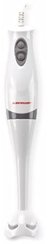 Dunlop 871125207068 Miscelatore, 250 W, 2 velocità, Bianco