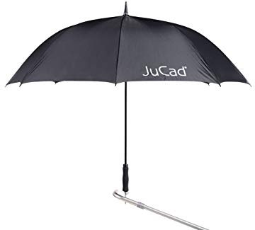 JuCad Golf TeleskopSchirm Automatik schwarz