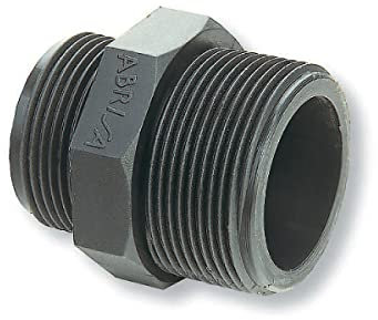 Manchon fileté reduit male male en PEHD - Ø A: 2''1/2 | Ø B: 2''