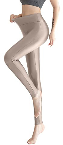 Leggings de Cuero de Imitación para Mujer - Cintura Alta, Sexy, Look de Cuero, Pantalones de Invierno
