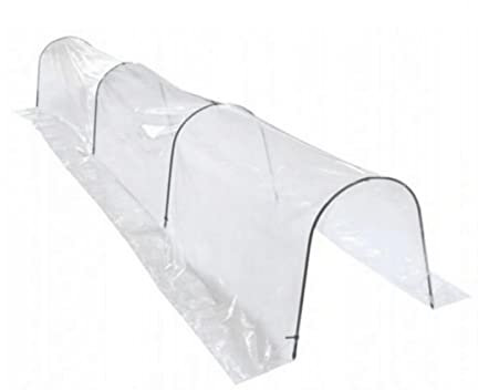 Folientunnel Gewächshaus für Garten und Beet Pflanztunnel //EXTRA BREIT// (6m Tunnel)