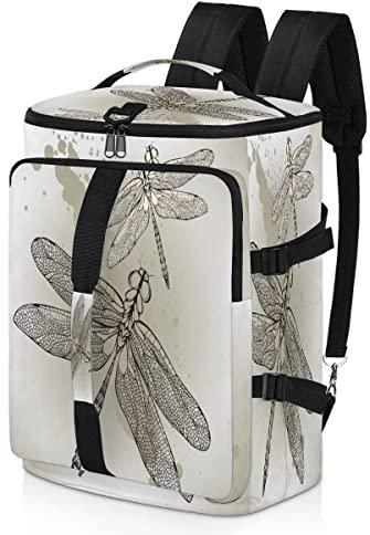 Libellen-Sport-Rucksack für Männer und Frauen, Tiere, Libellen, Seesack mit Schuhfach für Fitnessstudio, Reisen, Wandern, Rucksack, multi, Einheitsgröße, Sportlich