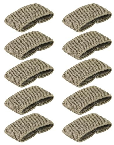 10 Stück Gürtelhalter Elastische Rucksack Strap Halter Taktisch Retainers Band Nylon Keepers