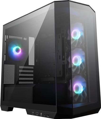 MSI MAG PANO M100R PZ Project Zero Motherboard Micro-ATX Middle Tower PC Case Black CS8963