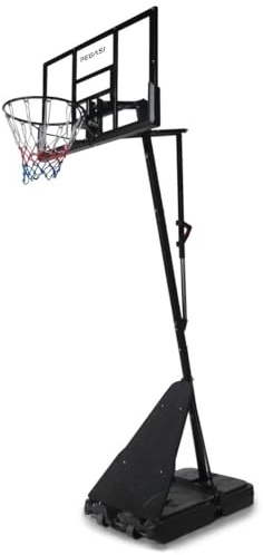 Pegasi Basketballkorb Home Pro 2.30-3.05m - Schwarz | Outdoor, Basketball ring, Basketballring, Spielmaß 2.30 - 3.05 m, Metall, Farbe Schwarz