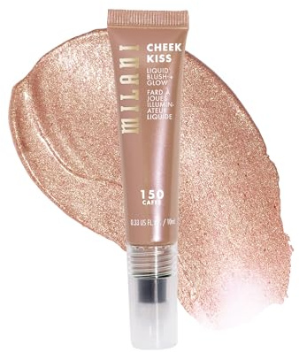 Milani Cheek Kiss Blush + Glow, Liquid Blush and Highlighter - Caffe
