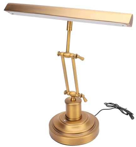 Annadue Lámpara de Luz para Piano, Lámpara de Piano de 12 W con Control Táctil, Ajuste de Brillo Continuo de 3000 K a 6000 K, para Piano, Oficina en Casa (Enchufe europeo de 100 a 240 V.)