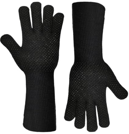 Niesel Gants de four en silicone résistants à la chaleur, gants de cuisine en silicone - Gants de four Protection thermique | Gants antidérapants et anti-brûlures Gants de four pour fours Grilles