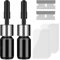 EWRGIJ Windscreen Repair Kit, Glass Scratch Remover, Windscreen Chip Repair Kit Include Bottles of Repair Fluid Films Accessories, for All Types of Laminated Windscreen Chips (14pcs)