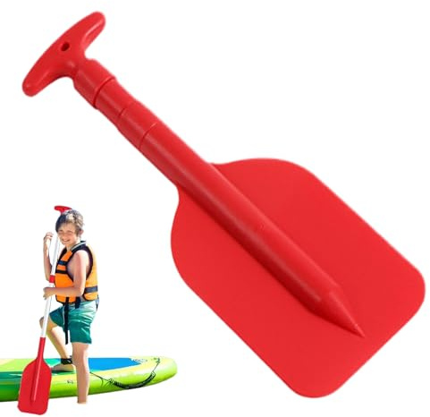 Télescopie pour Enfant pagaie de canoë - Rame de Bateau télescopique, équipement d'aviron léger | Poignée de poignée en Aluminium sans Glissement, équipement de Sports Nautiques réglables pour Les ad