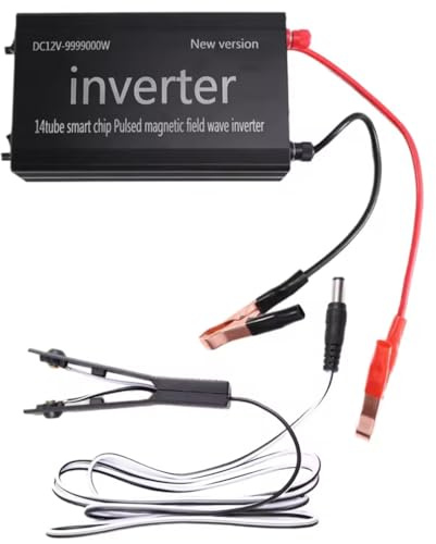 Yominerr Inversor de Corriente DC12V-9999000W, Convertidor Elevador de Batería, Transformador, Kit de Transformador