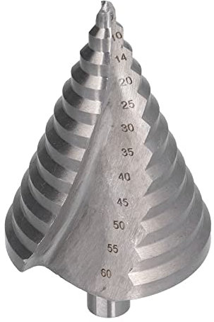 Stufenbohrer für Metall, Schnellarbeitsstahl-Bohrer, Kegelbohrer, Stufenbohrer, Pagodenkegel, Spiralnut, Lagerstahl, Reiblochwerkzeug, Hardware, 6 60 mm