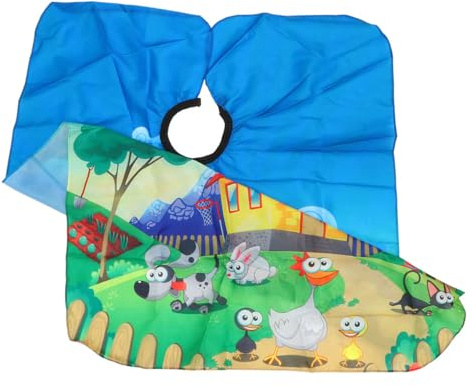 ABOOFAN per Parrucchieri in Poliestere Pongee per Grembiule Antiaderente e Traspirante per Taglio Chioma Mantello Protettivo Leggero per Salone per Tintura e Permanente