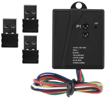 Porta elettrica universale attivata da sensore, porta con apertura e chiusura automatica Bluetooth montata sull'auto, a battente, accessori for motore scorrevole, USB(1xReceiver and 3xUSB)