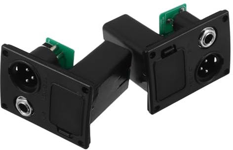 Abaodam 2pièces Boîtier de Batterie pour Micro Guitare Basse avec Compartiment de Rangement Couvercle de Pile pour Micro Actif