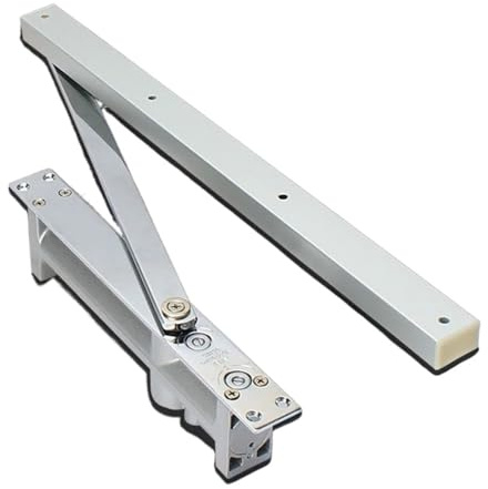 1 set di chiudiporta automatico invisibile nascosto for la casa, sistema ammortizzatore idraulico regolabile, adatto for pesi da 40 a 65 kg(Square)