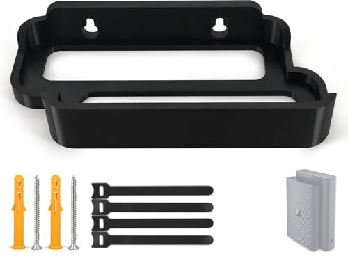Wandhalterung für Telekom Router Speedport 7 - Router Halterung Wand für Speedport Smart 7 Glasfaser Modem, Halterung Halter als Standfuß, Einfach Installieren, inkl. Schrauben und Klett-Kabelbinder