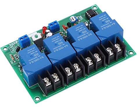 Dioche Placa de Secuencia de Tiempo de Alimentación del Secuenciador de 4 Estados - Módulo Controlador Secuencial Ajustable de 4 Canales - 30 A - Tiempo de Retardo de 0,5 A S para un Control